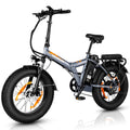 VARUN Electric Bike - Peak 500W Folding Ebike for Adults Up to 40 Miles 20MPH, 48V Removable Lithium-Battery, Oversized tires, Stylish 20