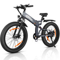 VARUN E Bikes for Men - O Peak 500W Folding Electric Bike for Adults with 48V Anti-Theft Battery - Full Suspension Ebike for All Terrains Up to 24.9MPH，60+ Miles