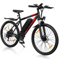 VARUN Electric Bike for Adults, 500W 20MPH Commuter Ebike with 48V’ Removable Battery, 24'' Electric Mountain Bike with Front Fork Suspension and Dual Disc Brakes