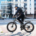 VARUN E Bikes for Men - O Peak 500W Folding Electric Bike for Adults with 48V Anti-Theft Battery - Full Suspension Ebike for All Terrains Up to 24.9MPH，60+ Miles