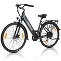 VARUN S700-2 Electric Bike for Adults - 500W Electric Bicycle Up to 40 Miles, 48V Removable Battery, 7-Speed, and Shock Absorber, Stylish 27.5