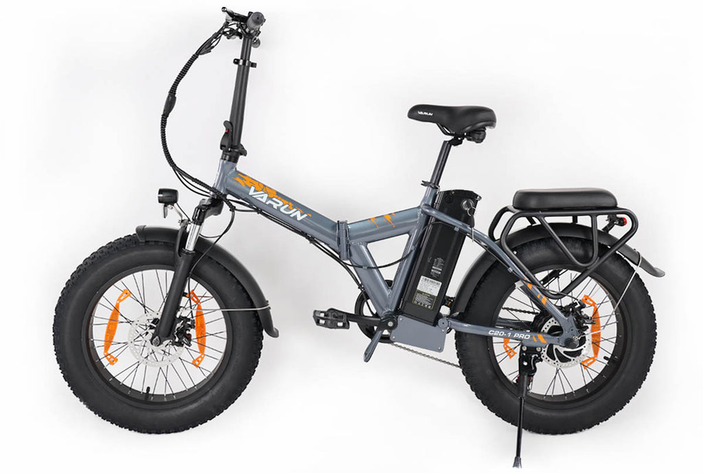 Vélo électrique pliant Varun Envoy-Pro gris 20